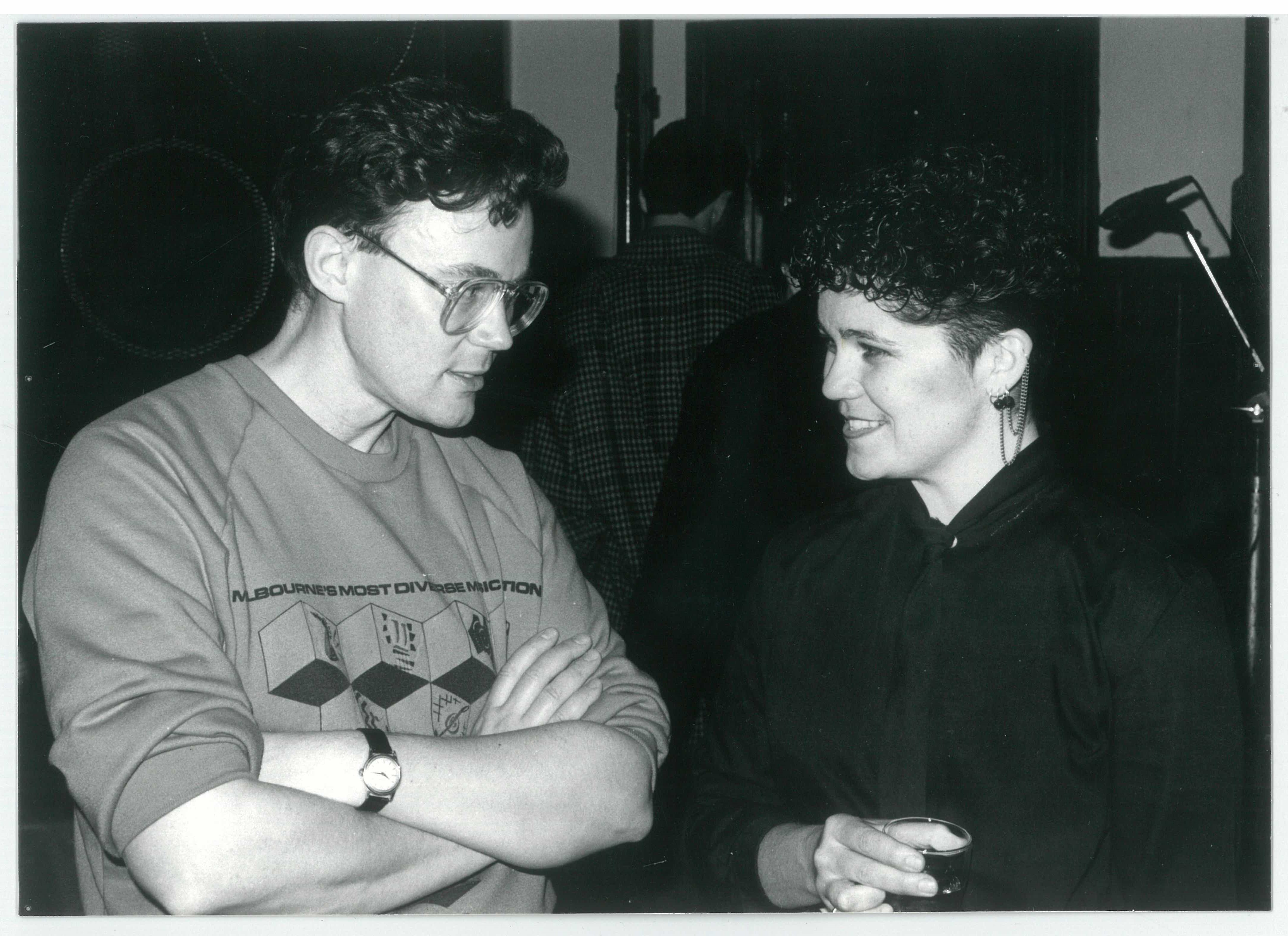 Ian Stanistreet and PBS Volunteer Jane Brownrigg c1985